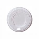 Kaffeebecher Deckel mit Trinköffnung PS weiß Ø 9,0cm